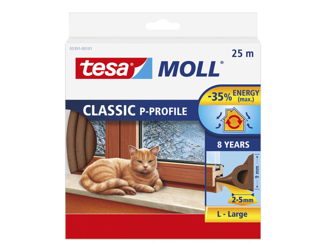 Tesa P-Profiel Bruin 25M