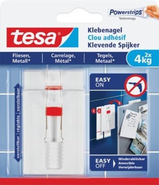 Tesa Adhésif Nail Adjust 4Kg Blanc