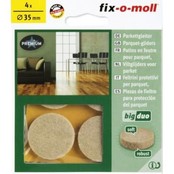 Fix-O-Moll Big Duo Parkettgleiter, selbstklebend (Beige), 35 mm