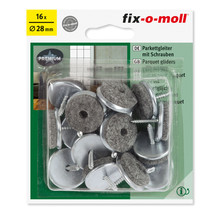 Fix-o-moll Parkgleiter mit Schroeven 28mm