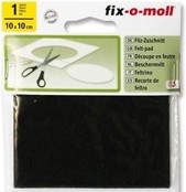 Fix-o-moll Viltglijders 10x10cm Braun
