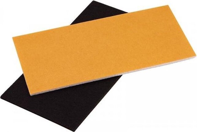 Fix-o-moll Viltglijders 10x20cm Bruin