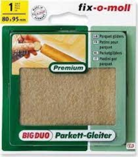 Fix-o-moll Filzgleiter80x95cm Braun