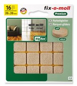 Fix-o-moll Parketglijder 20x20mm