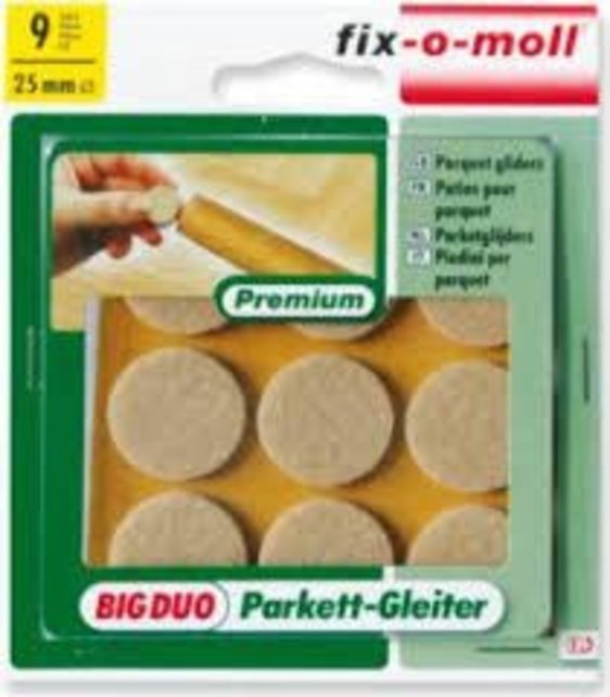 Fix-o-moll Parketglijder 25mm