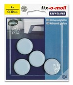 Fix-o-moll 30mm Glijders 4 st -  Rond - Grijs