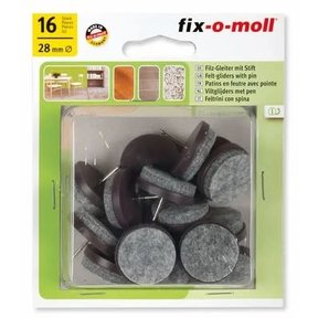 Fix-o-moll Parketglijders Met Nagels 28mm