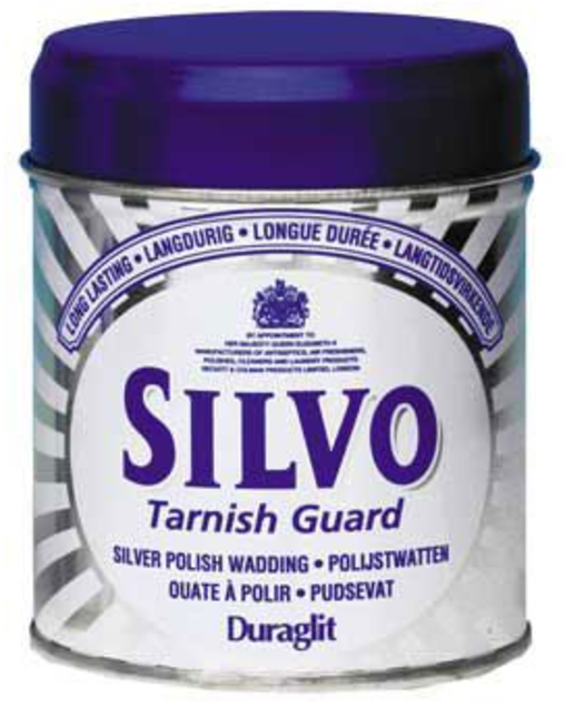 Silvo Tarnish Guard – Duraglit Silberpolierwatte – 75 g