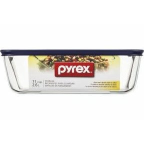 Contenant Rectangulaire Pyrex + Couvercle 2,6 L