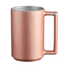 Glazen mok 32 cl perzik