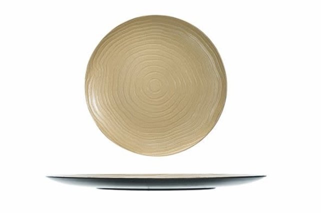 Onderbord Curly Goud - Rond Kunststof