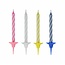 Metaltex Metaltex Birthday Candles 24 Pieces + 12 Holders