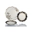 Brilliant Brilliant Servies Black Rose 18pc Dinner Set