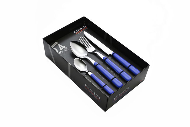 Eme Bestek Cobalt Blue 24pc