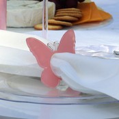 Waterdale Lucite Petal Napkin Ring P4