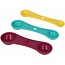 Metaltex 3pcs Colorful Double Measuring Spoons - Set of 3 - Dual Sides for Kitchen Cooking/ Baking (6 measurements)