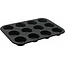 Zenker Forme de 12 muffins Zenker noir métallisé