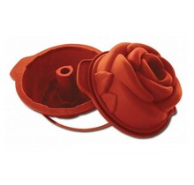 Silikomat - Moule Silicone Rose avec Gros Pétales de Rose - Ø 180 x 85 mm