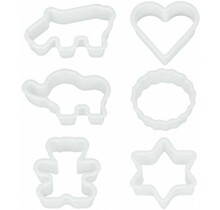 Metaltex Cookie Cutters Polypropylene White 6 pieces