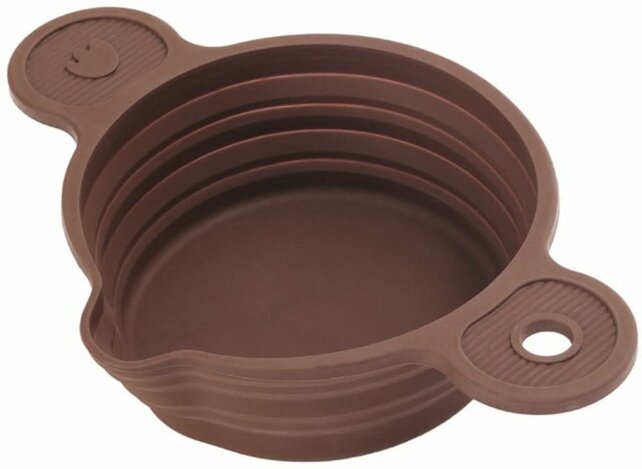 Silicone Pie Mould Foldable - Brown