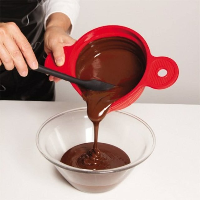 Silicone Pie Mould Foldable - Brown