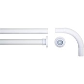 Sealskin Seallux Shower Curtain Rail Set White