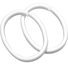 Sealskin Clips Duschvorhangringe Weiß