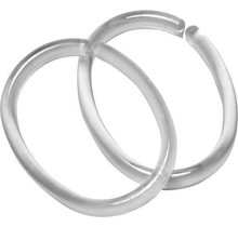 Sealskin Clips Shower Curtain Rings (12 pieces blister) Transparent