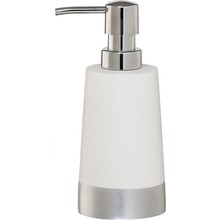 Glossy Soap Dispenser Silver