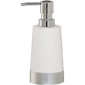 Glossy Soap Dispenser Silver