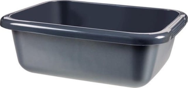 Curver Washbowl Rectangular 9L Anthracite