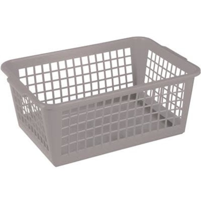 SUNWARE Basic Storage Basket Grey Large 15 L
