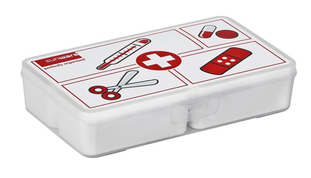 Coffret Assortiment Mixte Premiers Secours Q-Line+4 Paniers
