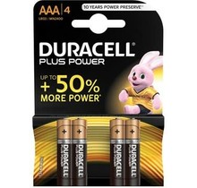 Alimentation par pile Duracell Plus AAA