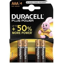 Alimentation par pile Duracell Plus AAA