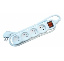 Stekkernlok 4 Kabel 1,5 m + Schalter