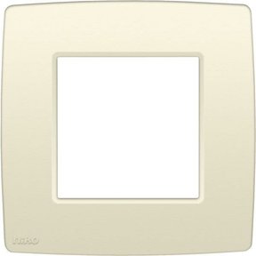 Electrical Cover plate Single Cream