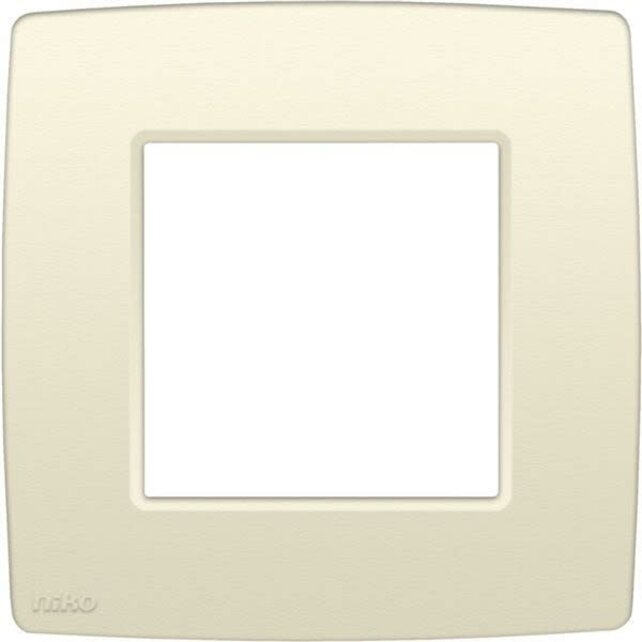 Niko Electrical Cover plate Single Cream