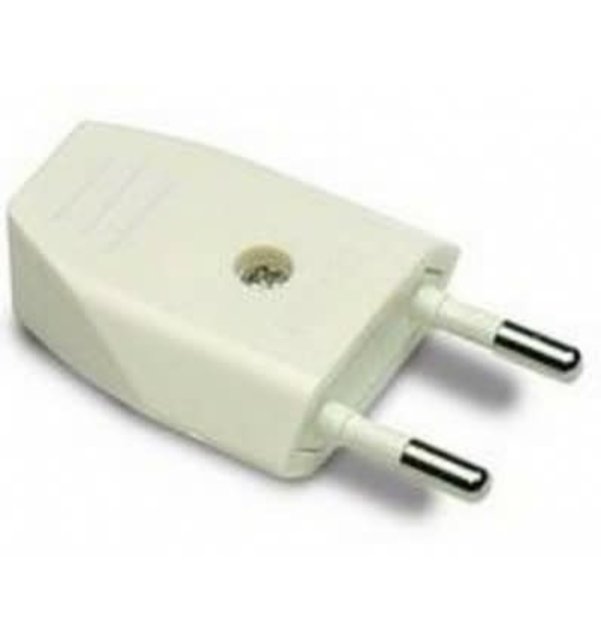 Famatel Stekker Plat Blanc