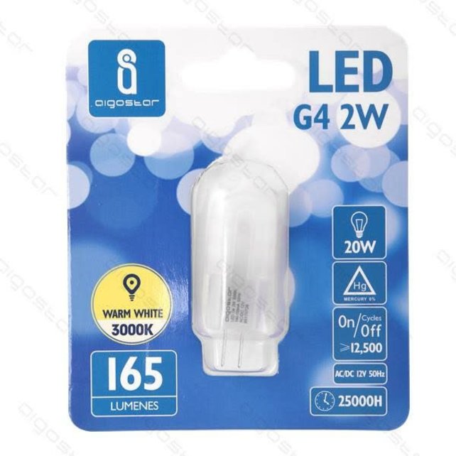 Aigostar Led G4 2W Blanc Chaud