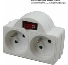 Stoppkontakt Duo A-Pin+Schakelaar