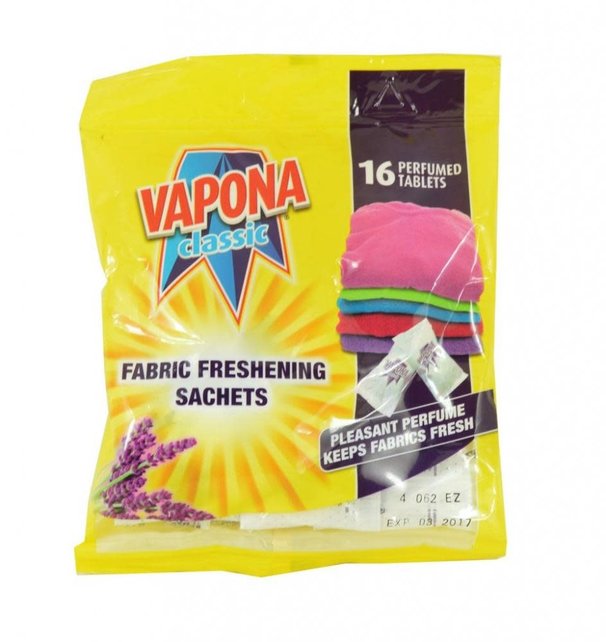 Vapona Closet Air Freshener - 16 Perfumed Tablets