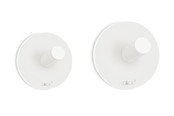 Zack Duplo Towel Hook  White  P2