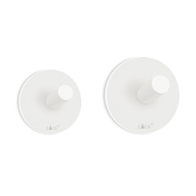 Zack Duplo Towel Hook  White  P2
