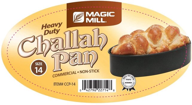 Magic Mill Challah Pan - Oval- Heavy Duty - Non-stick