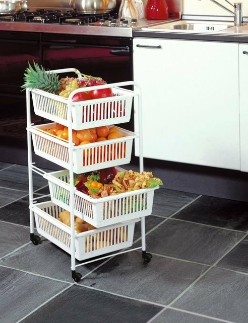 Metaltex Jumbotex Blanc 4 Paniers