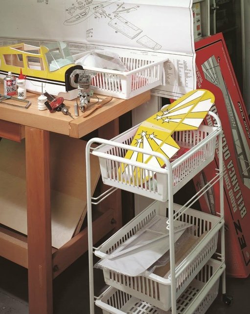 Metaltex Jumbotex White 4 Baskets