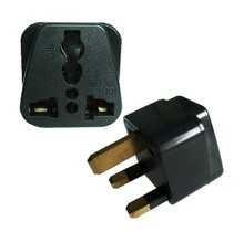 3 Pin Square Plug Type G Converter US USA To Ireland UAE British UK Power Travel Adapter