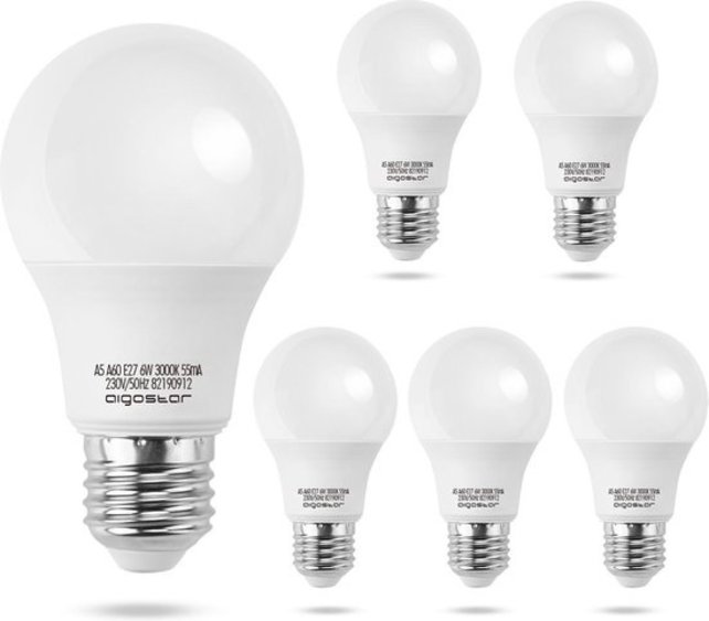 Aigostar Led E27 6W Warm White