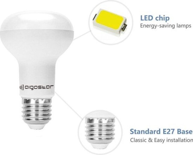 Aigostar Ledlamp E27 9W Spot Warmwit